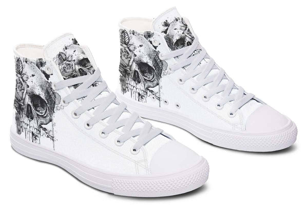 Customized Colorful Fashion High-top Canvas Shoes